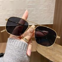 Fashion Women Sunglases 2023 Luxury Metal Trendy Eyewear Br