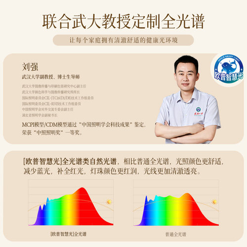 欧普风扇灯客厅餐厅卧室隐形风扇灯电扇灯餐厅灯风扇一体新型FS - 图0