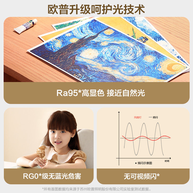 OPPLE吊扇灯风扇灯客厅餐厅卧室简约现代LED隐形风扇吊灯冰风FS,淘宝优惠券,粉丝福利购,淘宝优惠卷