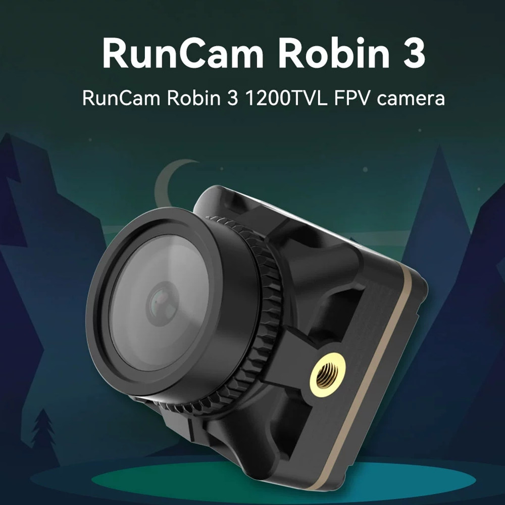 RunCam Robin 3 1200TVL 航模穿越机 FPV COMS高清低延迟摄像头 - 图0