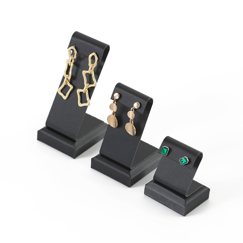 耳饰耳环展示架陈列珍珠耳钉架耳环架子黑色柜台珠宝首饰展示道具 - 图3