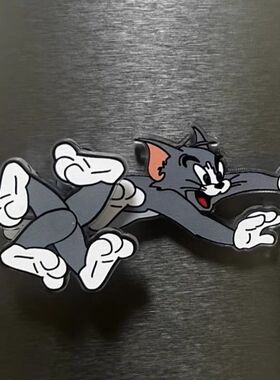 猫和老鼠旋转亚克力磁吸冰箱贴