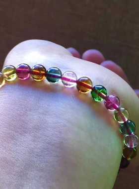 天然巴西招财旺夫礼品碧玺手链