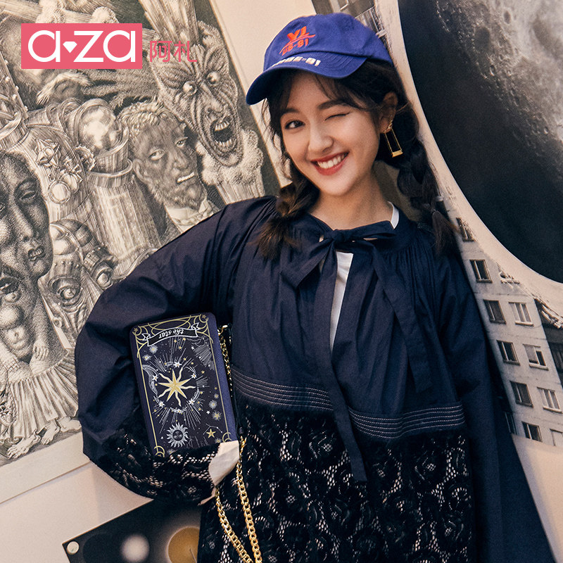 aza 2020新款潮网红百搭ins小方包 aza女士包袋