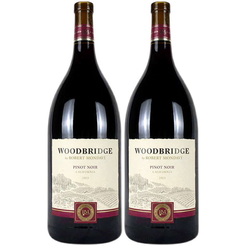 Robert Mondavi2013美国蒙大菲木桥黑比诺黑皮诺红葡萄酒1500mlx2 - 图0