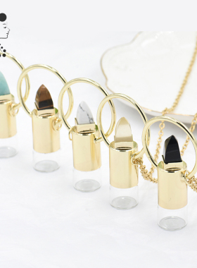 可打开空瓶珠宝吊坠项链