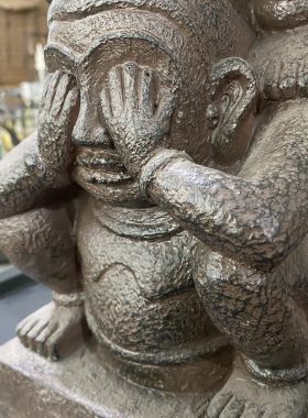 中式雕塑客厅玄关装饰品