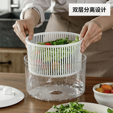 Питание коробки 生活原本日本进口爆炒不炸锅甩菜器蔬菜甩干脱水省力多用厨房神器