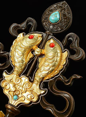 铜摆件八个一套桌面装饰品