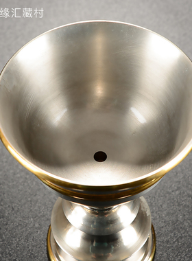 烛台印度手工雕花酥油灯