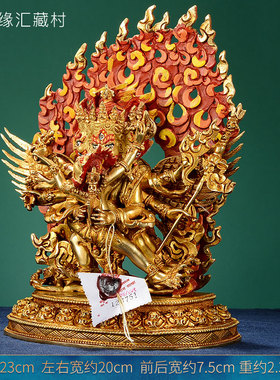 普巴佛前铜像室内尼泊尔手工