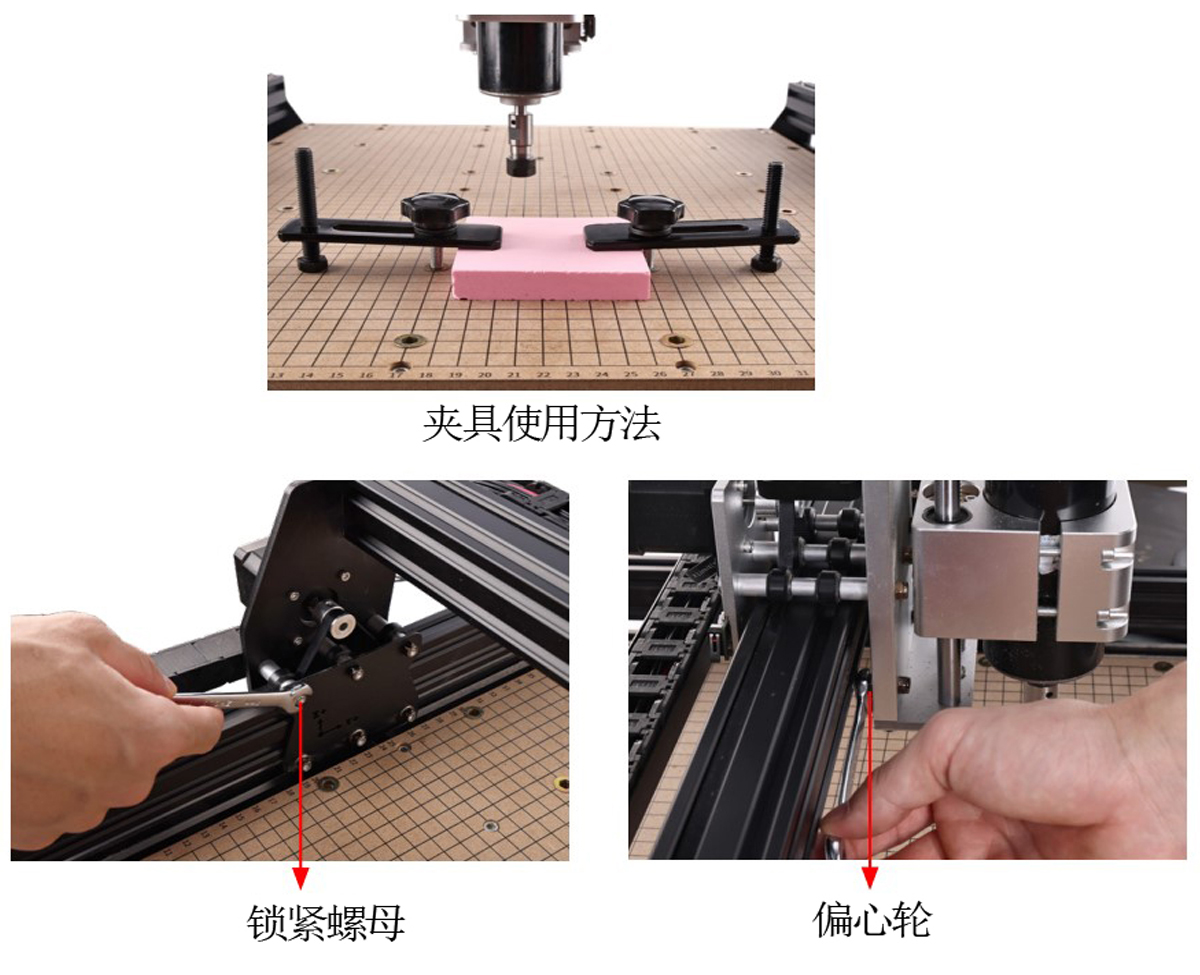 蕊乐斯CNC4540雕刻机500w主轴大行程自动刻字支持激光