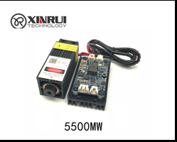 500mw激光模组405nm蓝紫光激光雕刻机配件12v HX2.54 2p接口-图1