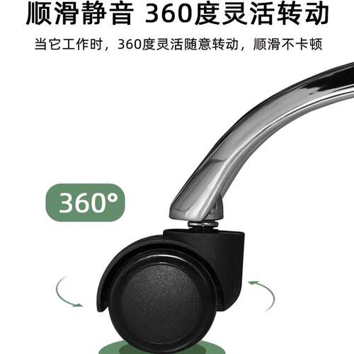 电脑办公椅滑轮椅子轮子万向轮转椅配件座椅转轮电竞滚轮轱辘旋转 - 图0