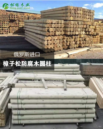 樟子松防腐木户外地板露台庭院栅栏葡萄架立柱龙骨碳化木方条板材 - 图2