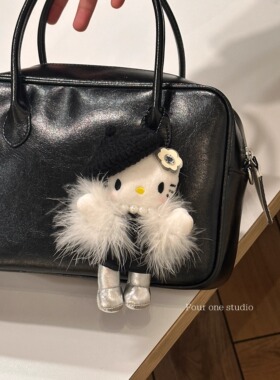 千金KITTY包包挂件车挂钥匙扣可爱毛绒玩偶装饰闺蜜美少女礼物