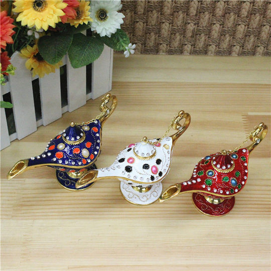 Pakistani handicrafts, copperware, bronze sculptures, Aladdin's magic lamp, safe and wealth gifts, factory direct sales YT603