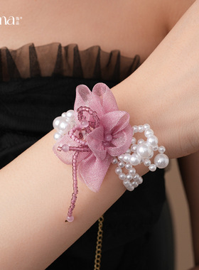 2026春当季新款 衣佳人折扣 珍珠项链轻奢小众气质毛衣链度假风