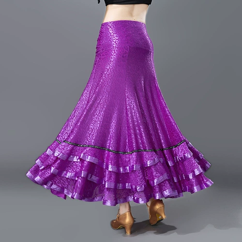 Половина юбка для тела, длинная танцевальная высокий