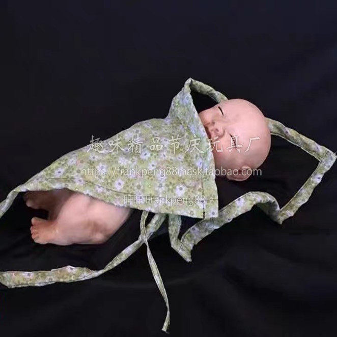 万圣节恐怖鬼婴娃娃摆件密室逃脱吓人婴儿装饰鬼屋剧本杀布置道具,淘宝优惠券,粉丝福利购,淘宝优惠卷