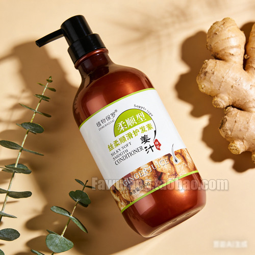 植物保罗CONDITIONER 姜汁无硅油营养柔顺护发素800ml 防断生姜汁 - 图0