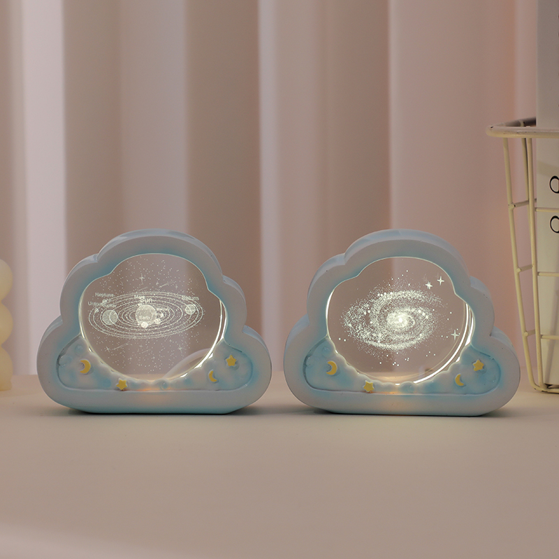 星空云朵小夜灯卧室睡眠灯摆件生日礼物女生送闺蜜实用高级感小众 - 图2