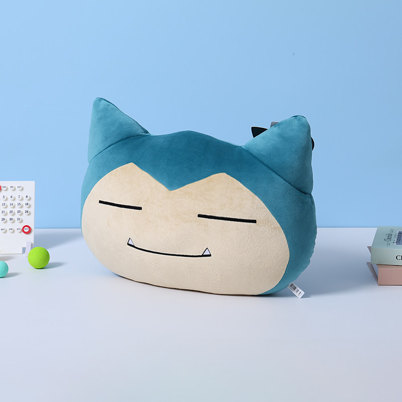 日本pokemon宝可梦神奇宝贝周边正版卡比兽抱枕靠垫靠枕毛绒玩具