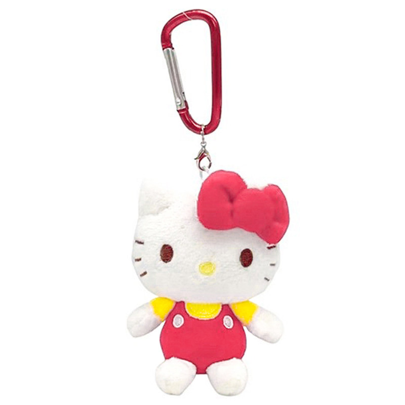 日本hellokitty正版登山扣凯蒂猫哈喽kt猫公仔玩偶毛绒包包挂件