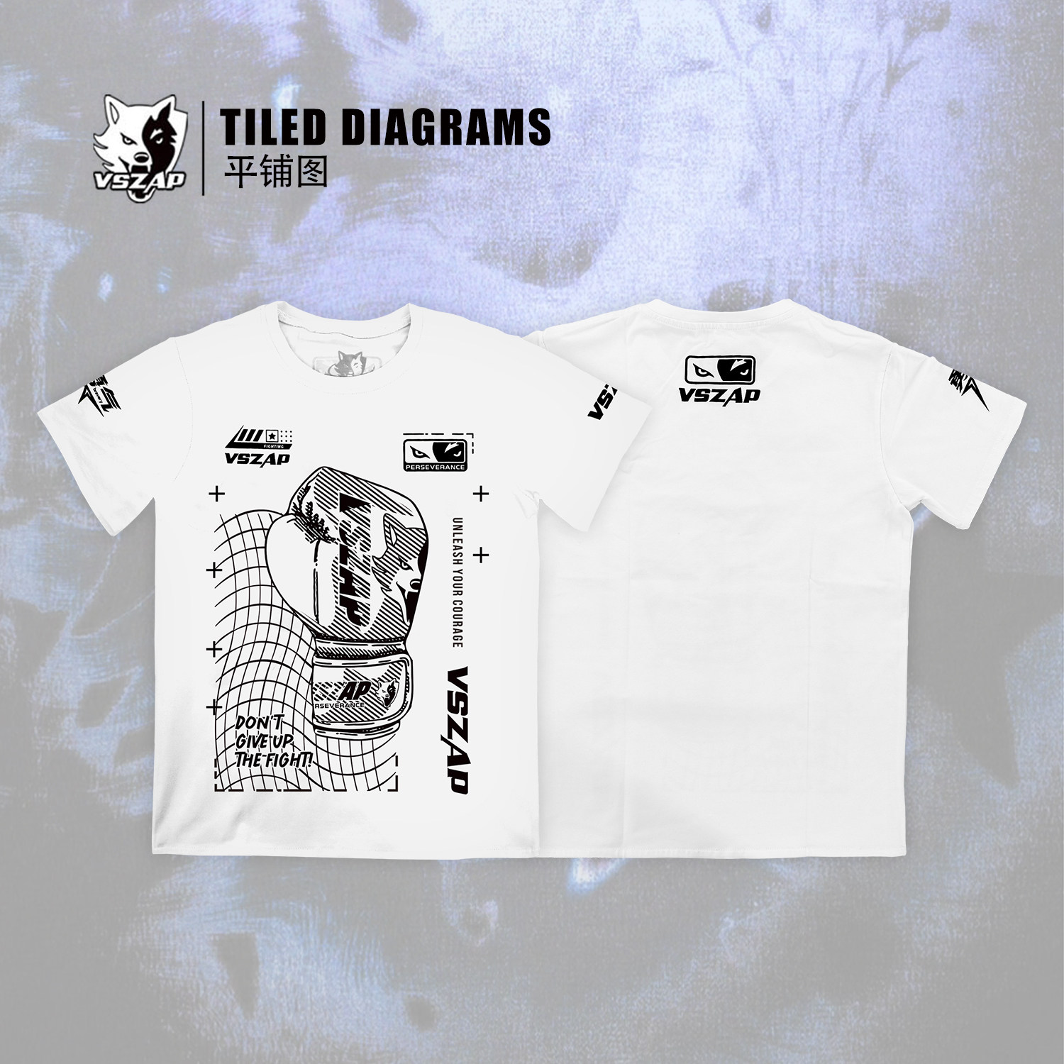 VSZAP拳击服运动纯棉弹力训练短袖T恤男运动综合格斗搏击踢拳MMA,淘宝优惠券,粉丝福利购,淘宝优惠卷