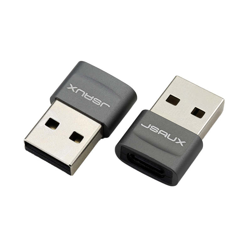 出老外USB2.0 type-c母座转USB公转接头公铝合金外壳充电转换插头 - 图2