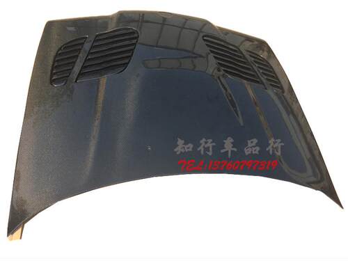 适用于宝马5系E34 M3款碳纤维开孔机盖E34碳纤维引擎盖机头盖 - 图2