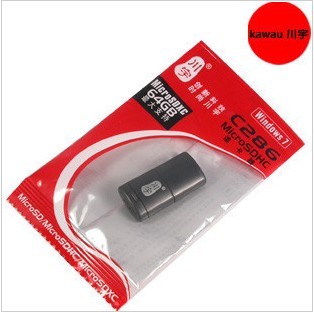 川宇C286 Micro SD/T-FlashTF读卡器最大支持64GB USB2.0无套卡 - 图1