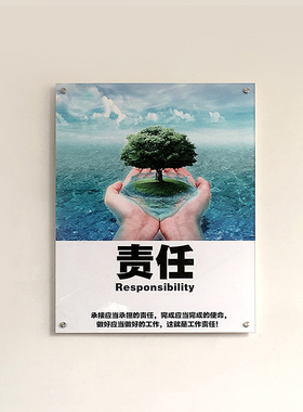透明广告牌双层挂墙亚克力展示板