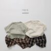Breathable cotton linen ~ Children's ramie round neck open chest shirt for men and women loose short-sleeved T-shirt summer thin top