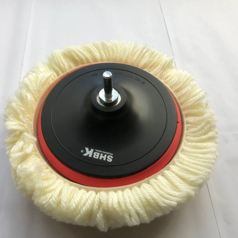 汽车美容7寸粘盘3件套抛光轮羊毛轮抛光盘毛线型打蜡盘球180MM,淘宝优惠券,粉丝福利购,淘宝优惠卷