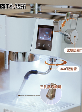 MILESTO/迈拓 EM-19M4预浸泡功能专业意式半自动咖啡机家用铜锅炉