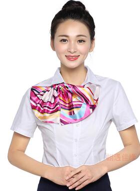 制服职业装韩版空姐银行小方巾