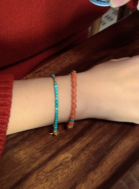 南红玛瑙手串天然玛瑙