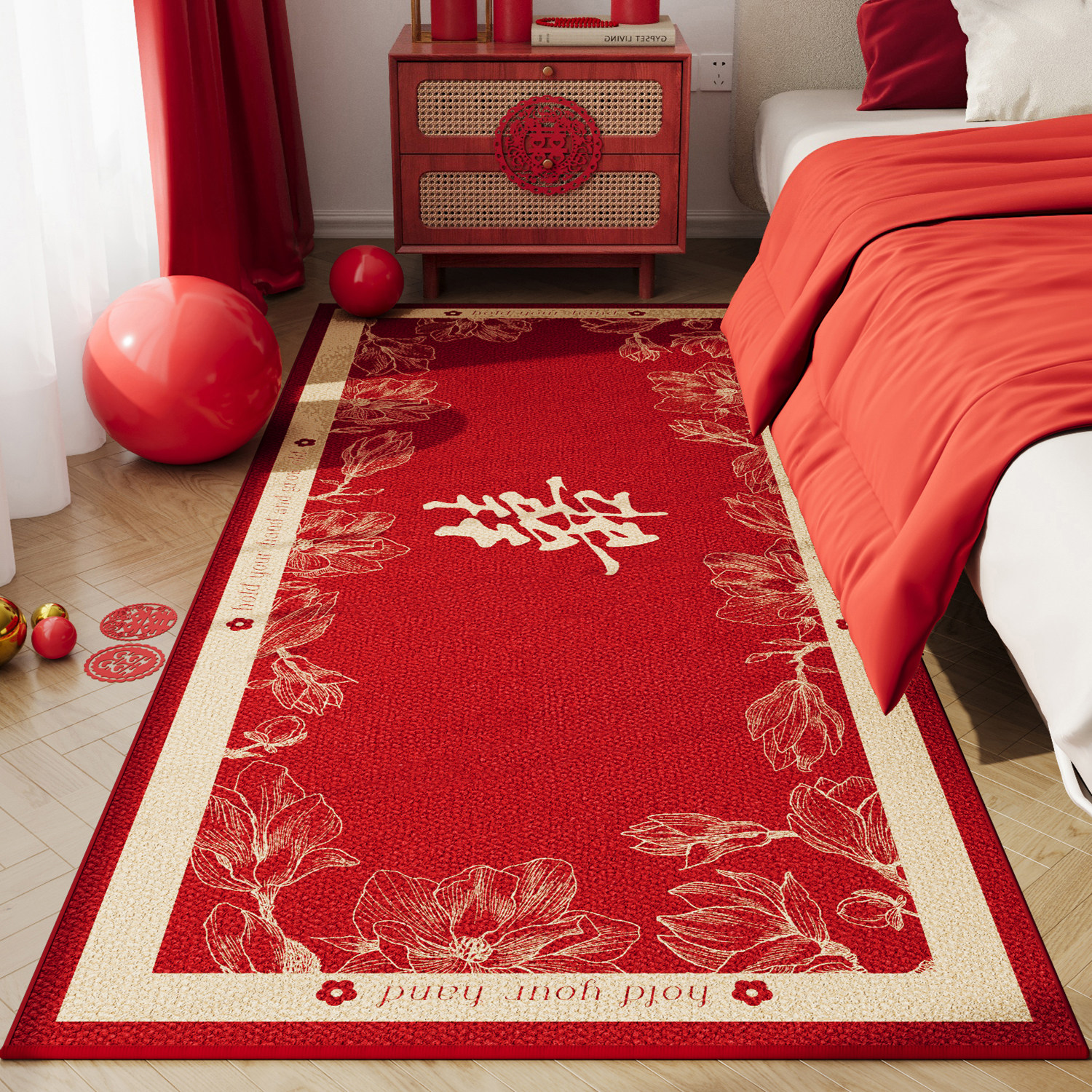 婚房装饰新房布置卧室飘窗垫窗台垫结婚婚庆阳台四季通用吸水垫子,淘宝优惠券,粉丝福利购,淘宝优惠卷