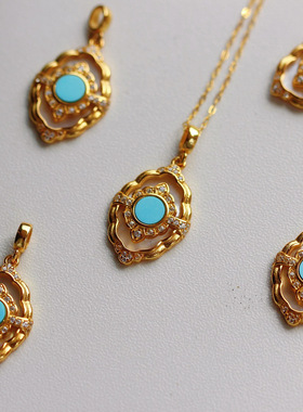 天然湖北原矿天使之眼吊坠