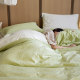 All-cotton corrugated yarn jacquard log style four-piece set