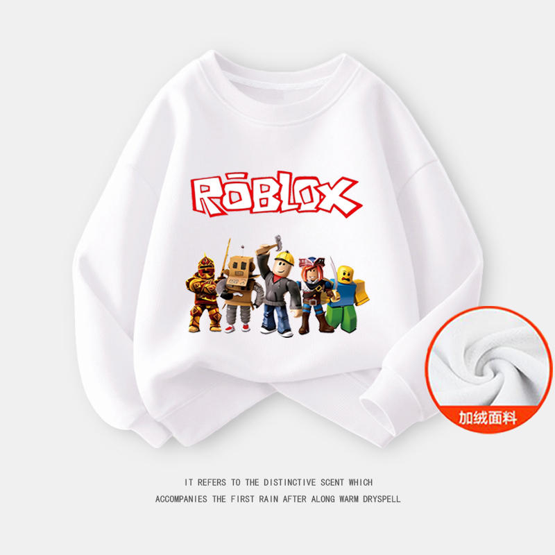 roblox虚拟世界罗布乐思周边长袖男女2025年秋季宽松休闲百搭卫衣 - 图0