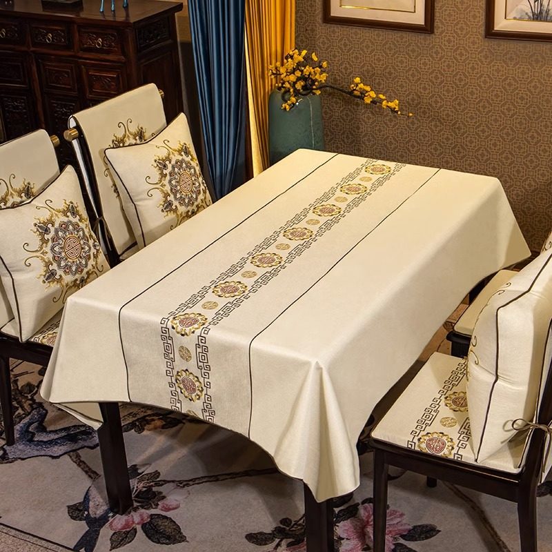 新中式茶桌布禅意书法会议餐桌长方形台布茶几垫布艺长条棉麻桌旗,淘宝优惠券,粉丝福利购,淘宝优惠卷