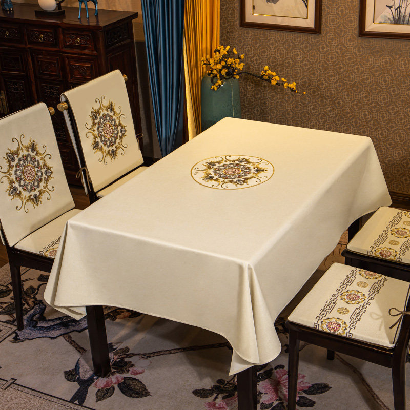 新中式茶桌布禅意书法会议餐桌长方形台布茶几垫布艺长条棉麻桌旗,淘宝优惠券,粉丝福利购,淘宝优惠卷