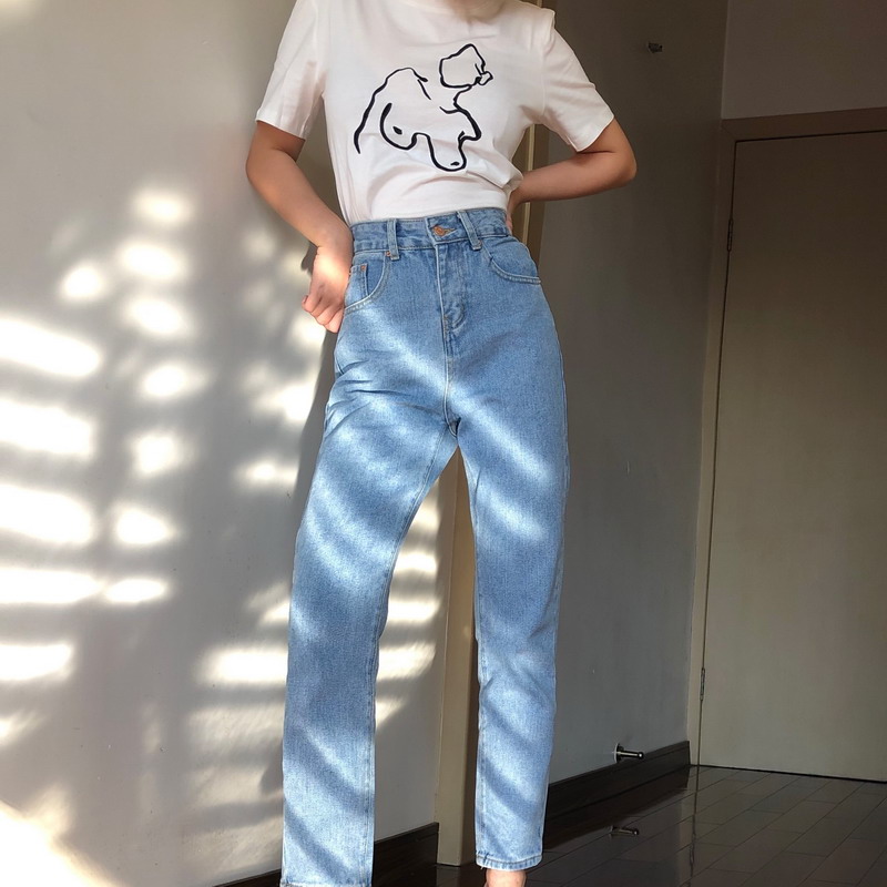 high loose taper women's jeans