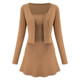 European and American style slim cardigan suspender dress two-piece set
