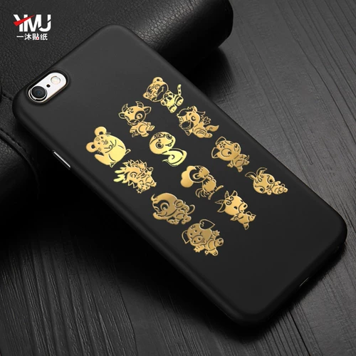 Металлический мобильный телефон, наклейка, модный ноутбук, декор, новая коллекция, с печатью вашего логотипа