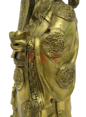 财神爷像文财神铜像财帛星君站像