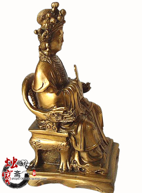 泰山老奶奶雕像纯铜铸造碧霞元君