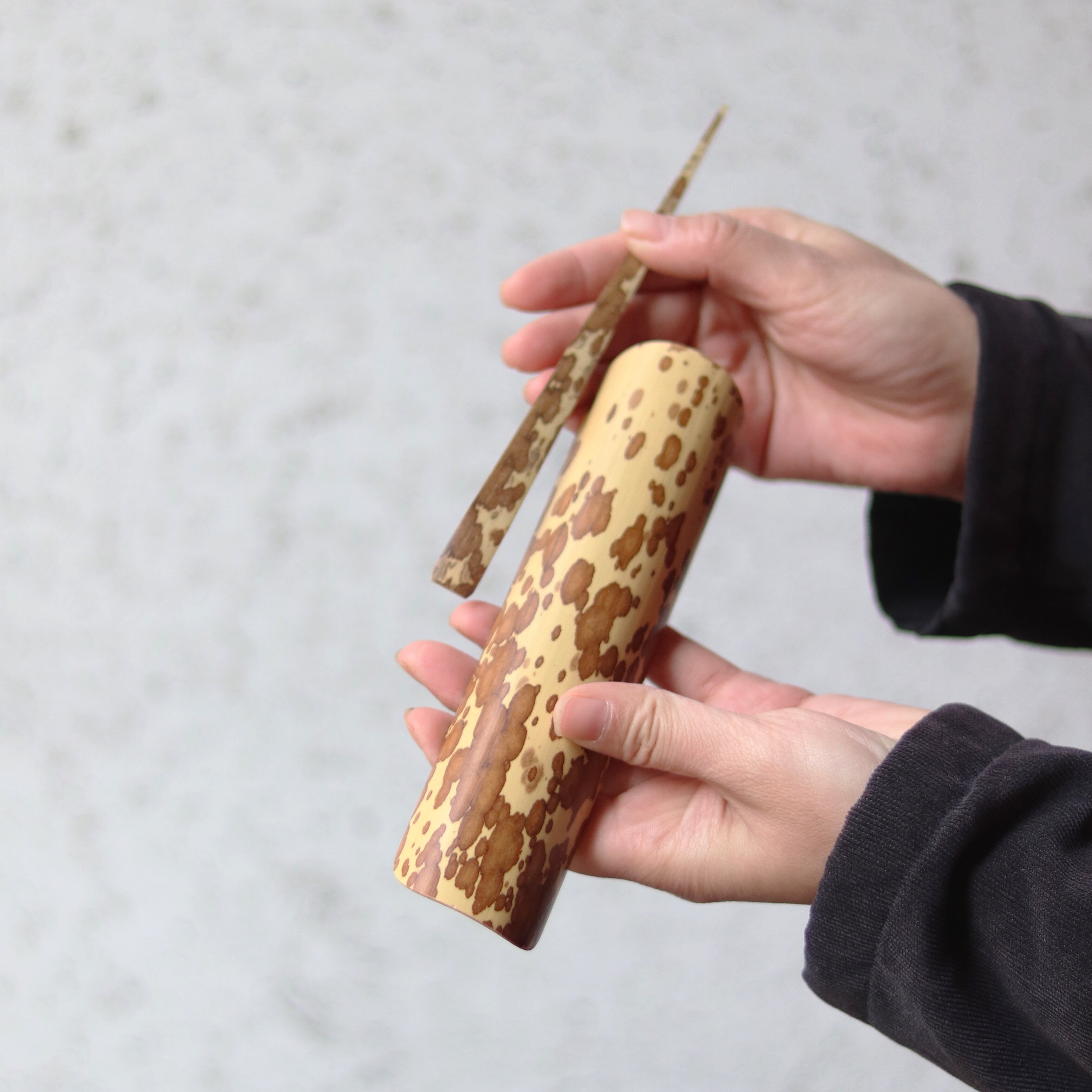 手工天然梅妃竹制茶道六君子茶则茶拨茶夹三件套功夫茶具套装配件